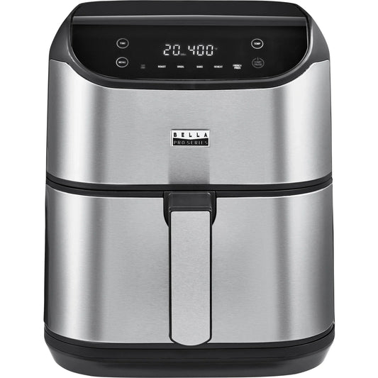 Bella Pro Series 6 qt. Digital Air Fryer, Stainless Steel