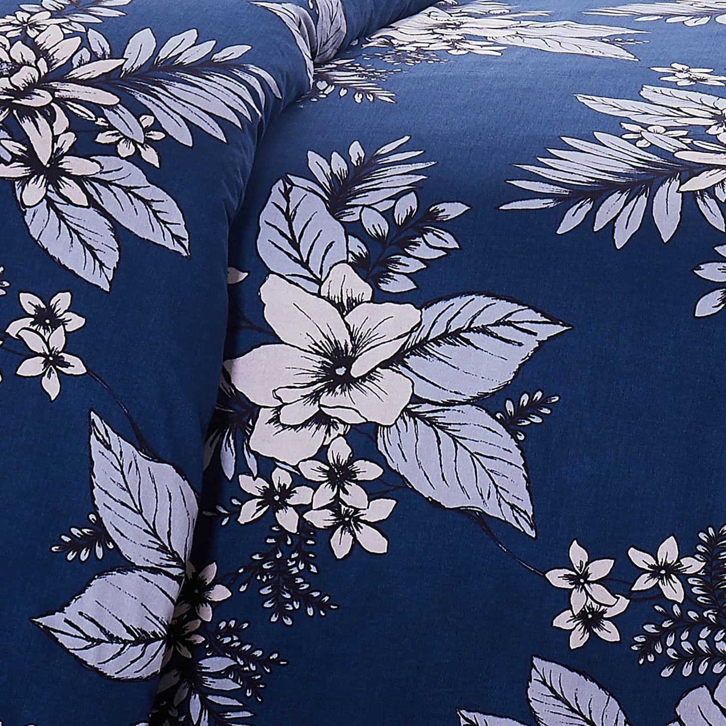 Flourish Duvet Cover Set, Blue