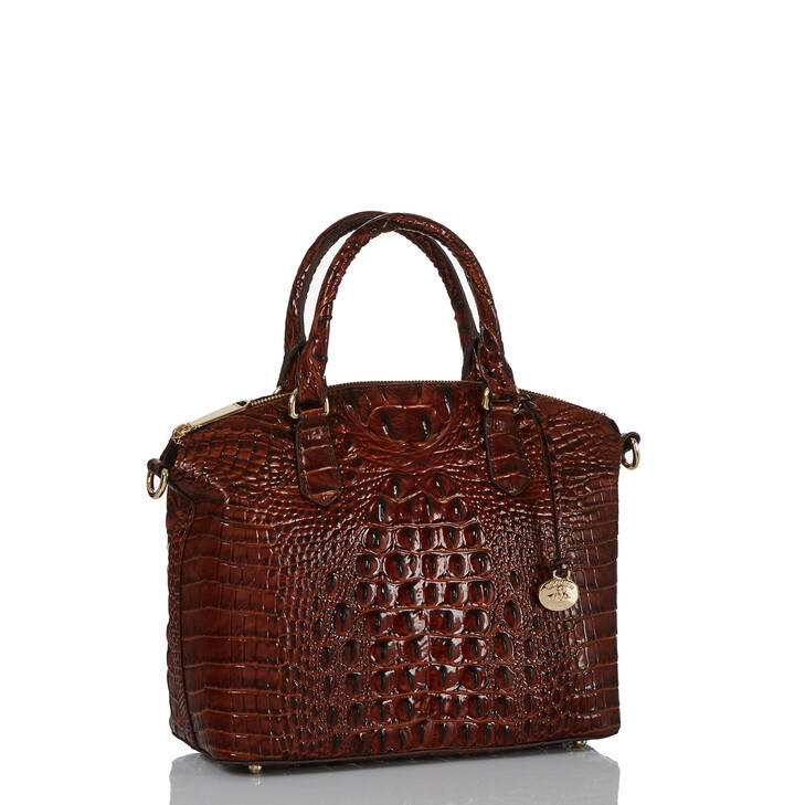 Brahmin Melbourne Collection Duxbury Satchel, Pecan