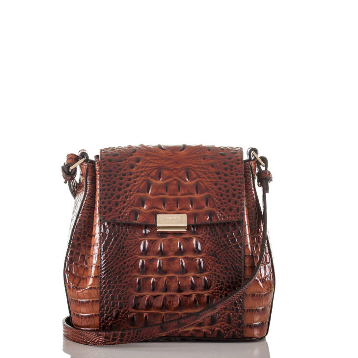 Brahmin Melbourne Collection Margo Crossbody, Pecan