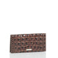 Brahmin Melbourne Collection Cordelia Checkbook Wallet, Pecan