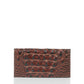 Brahmin Melbourne Collection Cordelia Checkbook Wallet, Pecan