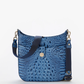 Brahmin Melbourne Collection Leia Crossbody, Blue Serenade