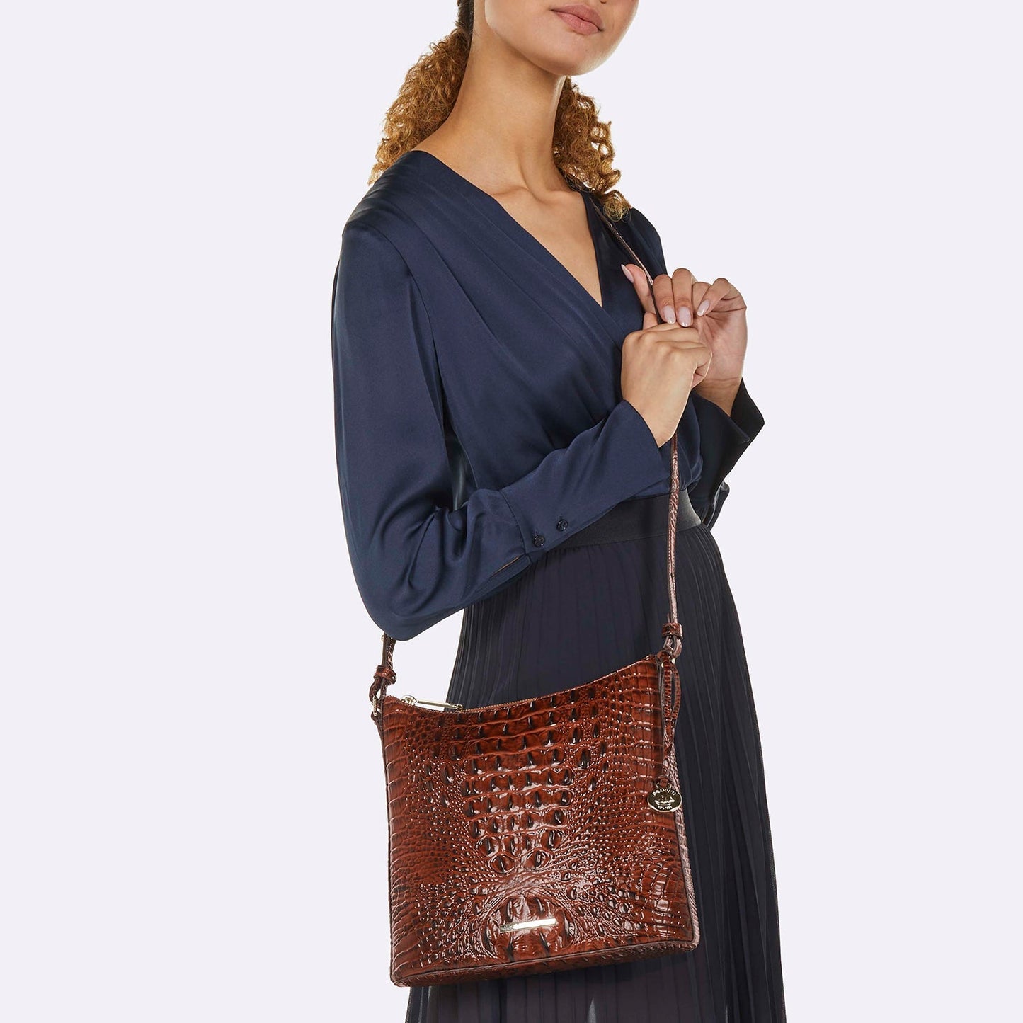 Brahmin Melbourne Collection Katie Crossbody, Rose Gold