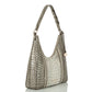 Brahmin Multi-Texture Collection Tabitha Shoulder Bag, Fairest Grey Breakwater