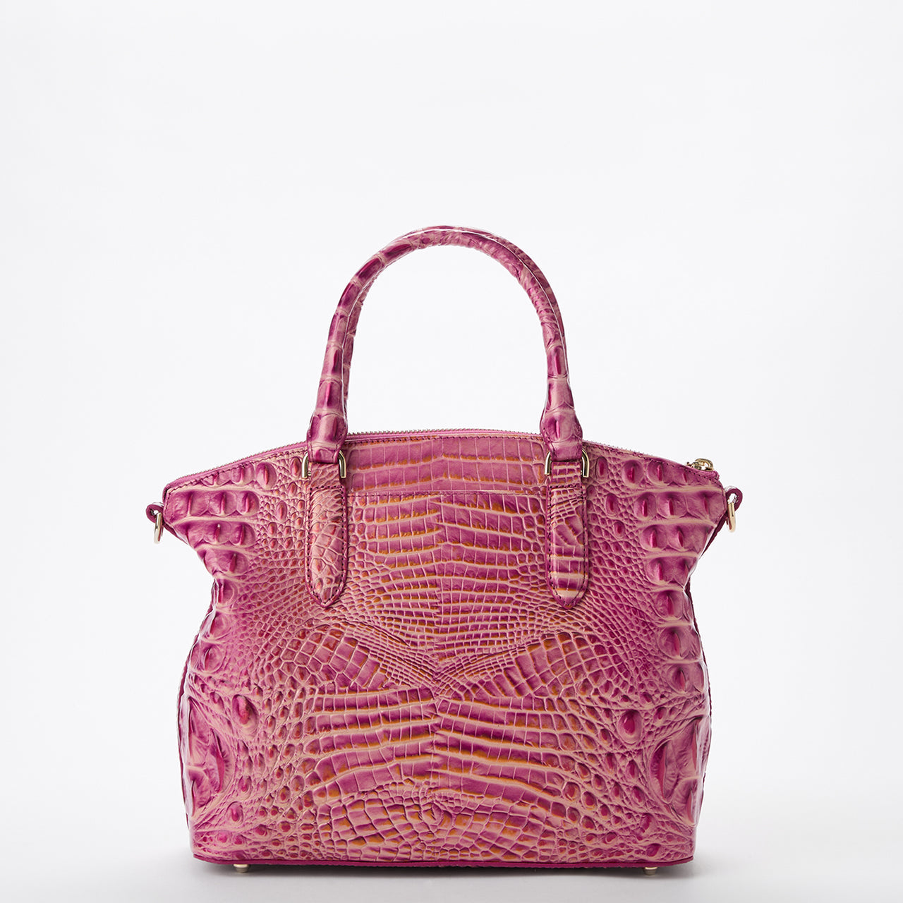 Brahmin Melbourne Collection Duxbury Satchel, Rouge Blush