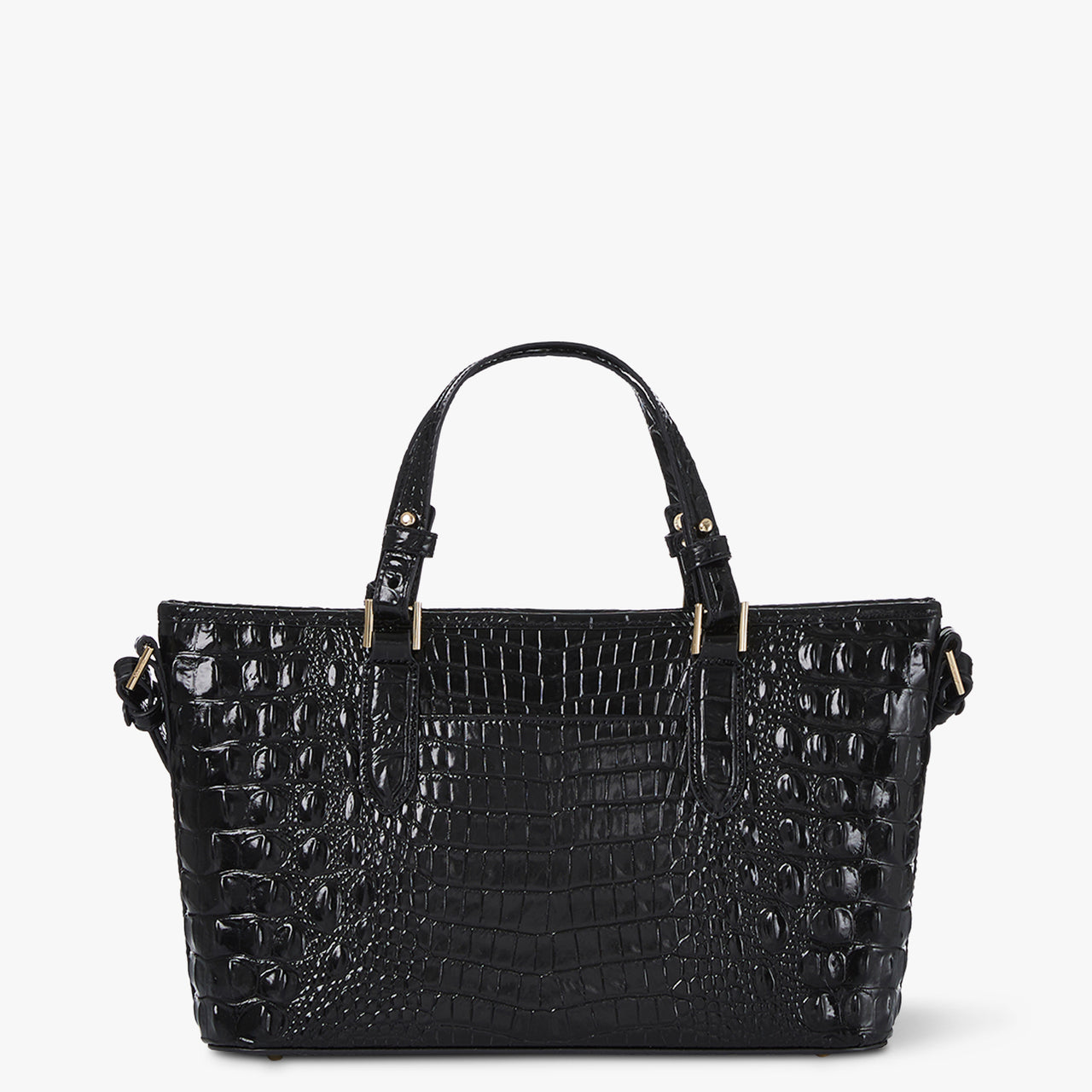 Brahmin Melbourne Collection Mini Asher Tote, Black