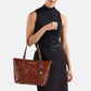 Brahmin Melbourne Collection Medium Asher Tote, Chrome