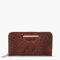 Brahmin Melbourne Collection Suri Wallet, Pecan