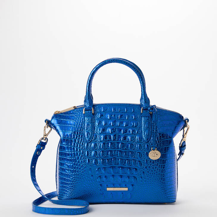 Brahmin Melbourne Collection Duxbury Satchel, Cobalt Potion